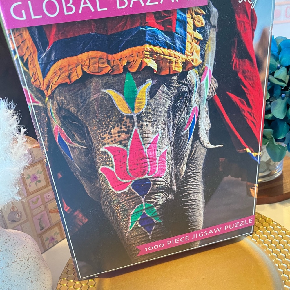 Global Bazaar 1000 Piece Jigsaw Puzzle - Multicolor - Picture 8 of 14